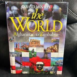 Book: Large Rand McNally The World Afghanistan to Zimbabwe - Coffee Table Book